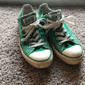 Unisex Green Converse Allstar Sneakers